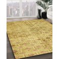 thumbnail image 2 of Ahgly Company Indoor Round Abstract Cinnamon Brown Abstract Area Rugs, 5' Round, 2 of 6