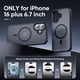 thumbnail image 2 of Funda de teléfono Tigowos Strong Magnetic para iPhone 16 Plus, color negro, 2 of 6