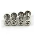 thumbnail image 5 of (10 pieces) Nickel -Plated Flat -Headed Cross -Lock Screws M6x40mm., 5 of 5