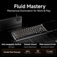 thumbnail image 2 of Teclado Mecánico para Juegos DIERYA DK68E 60% con Interruptores Hot-Swappable, 2 of 7
