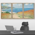 thumbnail image 2 of wall26 Framed Canvas Print Wall Art Set Path Through The Corn at Pourville by Claude Monet Cultural Historic Oil Painting Fine Art Reproduction for Living Room, Bedroom, Office - 16"x24"x3, 2 of 5