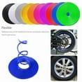 thumbnail image 2 of 8M Car Wheel Rim Edge Protector Vehicle Tire Guard Sticker Rubber Strip Line, 2 of 10