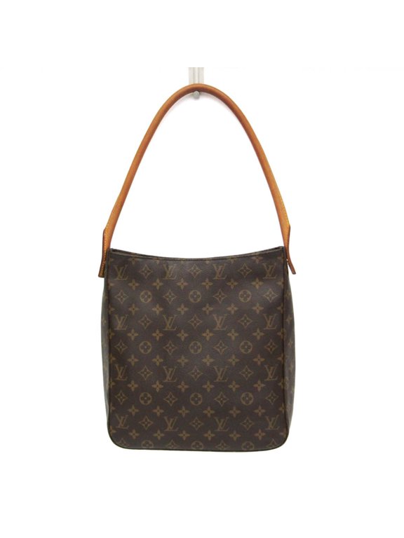 Pre-Owned Louis Vuitton Monogram Looping GM M51145 Women's Shoulder Bag Brown