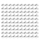 thumbnail image 2 of 100 juegos de soportes para LED de plástico cromado de 3 mm para bombillas de diodos emisores de luz plateadas, 2 of 9