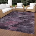 thumbnail image 3 of Addison Rugs Chantille Indoor/Outdoor Transitional Abstract Eggplant Machine Washable Rectangle Rug, 8' x 10', 3 of 8