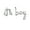 Silver, variant on Air-Filled Lowercase Letter 'it's a boy' Backdrop Balloon Banner