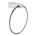 thumbnail image 4 of American Imaginations AI-13356 Round Chrome Plated Towel Ring with Single Rod Towel Rack Accessory Set, 4 of 5