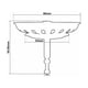 thumbnail image 2 of Drenaje de fregadero de cocina BRILLAR acero inoxidable Altura ajustable, 2 of 3