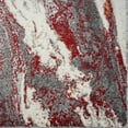 thumbnail image 6 of Luxe Weavers Geometric Abstract Red 6x9 Art Deco Marble Swirl Area Rug, 6 of 9