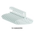thumbnail image 1 of Adjustable Baby Hangers  Plastic Non-Slip Stackable Baby Hanger  Durable & Great as Newborn Kid Child Children Toddler or Infant Clothes Racks for Nursery Closet Wardrobe Pack of 10, 1 of 6