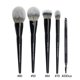 thumbnail image 1 of 5/16/26 unids/set de brochas de maquillaje en polvo negro, base para esculpir en ángulo, herramientas cosméticas esenciales para la cara, sombra de ojos, brocha de maquillaje para ojos, 1 of 4