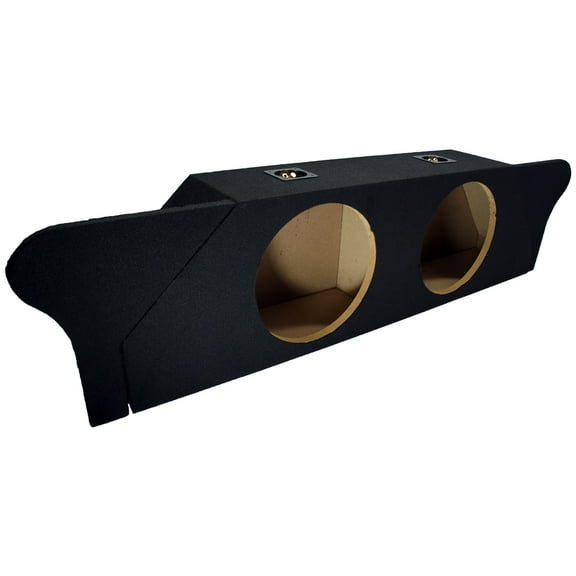 KEDUDES Dual 12" Subwoofer Enclosure, 2010-2013 Chevy Camaro, MDF & Black Carpet