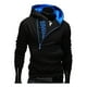 thumbnail image 1 of Chándal con capucha para hombre, sudadera de invierno, sudaderas con capucha cálidas Eccomum Negro y azul M, 1 of 7