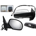 thumbnail image 2 of APA Replacement for 2009 - 2014 SILVERADO SIERRA 1500 2500HD 3500HD Power Folding Mirror with LED Arrow Signal Power Heated Memory Puddle Light Chrome Cover Passenger Right Side GM1321498, 2 of 8