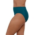 thumbnail image 4 of Aqua Green, Women's Mid Rise Brief, Lagoon Blue, Medium, 4 of 4