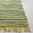thumbnail image 3 of SAFAVIEH Rag Candis Striped Cotton Area Rug, Light Green/Multi, 5' x 8', 3 of 8