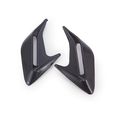 Universal Carbon Fiber Look Hood Scoop Vent Cover - Simulated Air Intake For Car Bonnet