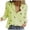 a-184Yellow34, variant on Womens Collared Long Sleeve Loose Fit Bird Print Button Down Shirt Blouse Top For Summer Casual Daily Wear Blue XL
