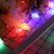 thumbnail image 3 of DC24V 10m 100LED cadena de luz de gota de agua cuerdas de lámpara impermeables para Navidad coloridas, 3 of 11