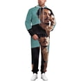 thumbnail image 3 of Johnny Depp Unisex Adult Sweatsuits Hoodie & Sweatpants Long Sleeve Hooded Sweatshirt Matching Joggers Tracksuit Sets 2XS, 3 of 9