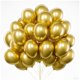 thumbnail image 1 of Globos DRWKAY, dorado metalizado, 30 cm, paquete de 100 unidades, látex y helio, 1 of 9