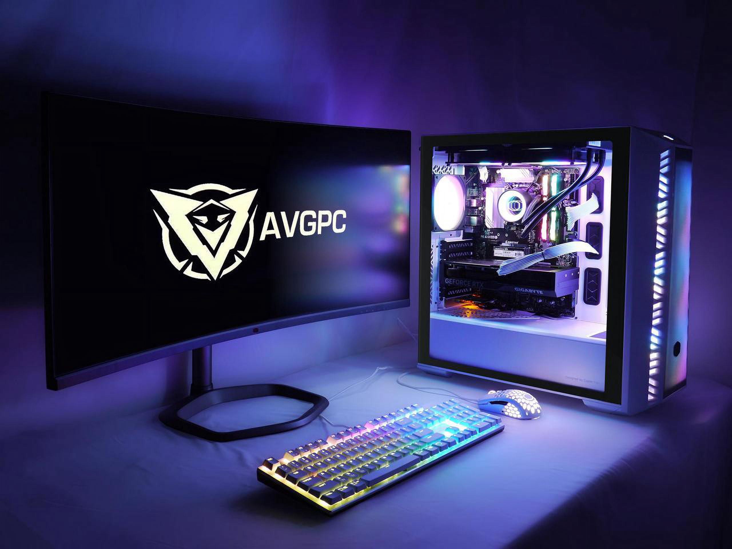【PC】 i5 14600KF + DDR5 32GB + B760 AVGPC Frost Gaming PC - Intel i5-14600K, RTX 4070 12GB, 32GB DDR5