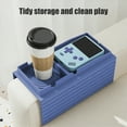 thumbnail image 4 of Sofa Cup Shelf Tray For Drinks Coffee Silicone Sofa Coaster Armrest Table Multi Functional Storage Box For Sofas, 4 of 6