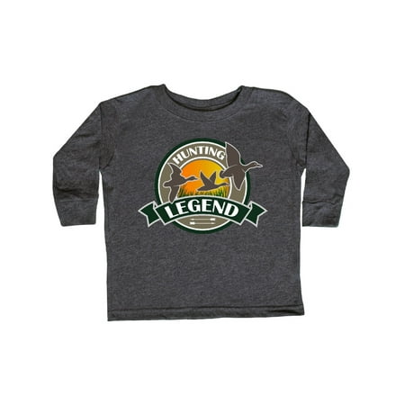 

Inktastic Duck Hunting Legend Gift Toddler Boy or Toddler Girl Long Sleeve T-Shirt