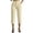 #0039-Khaki, variant on Pouno Women's Capri Pants High Waist Solid Color Pleated Front Pants Office Wear Classic Stylish Straight Leg Pants Gift