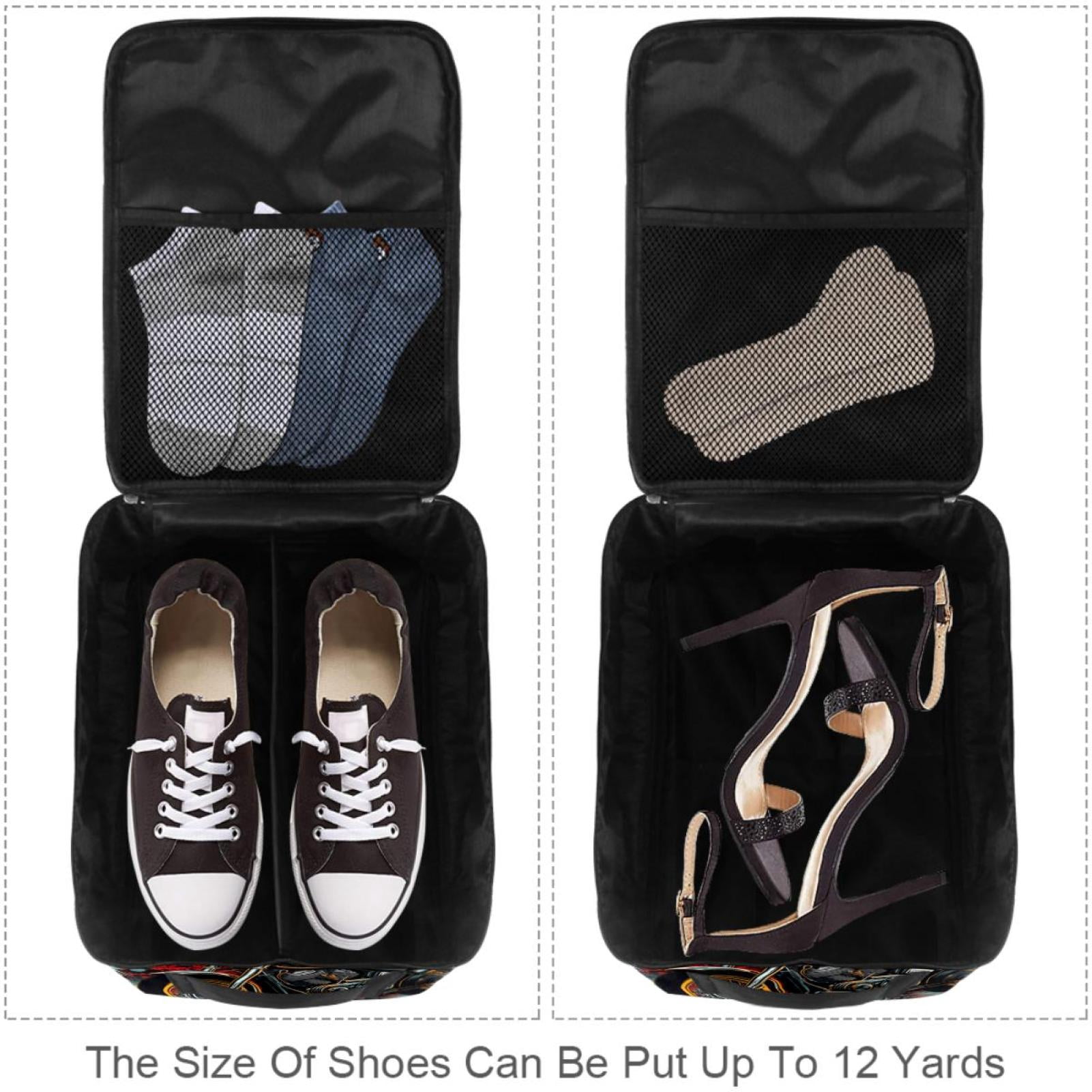 Motorcycle Polyester Shoe Organizer Box - Compact 23x31cm Size for Easy Shoe Storage & Organization