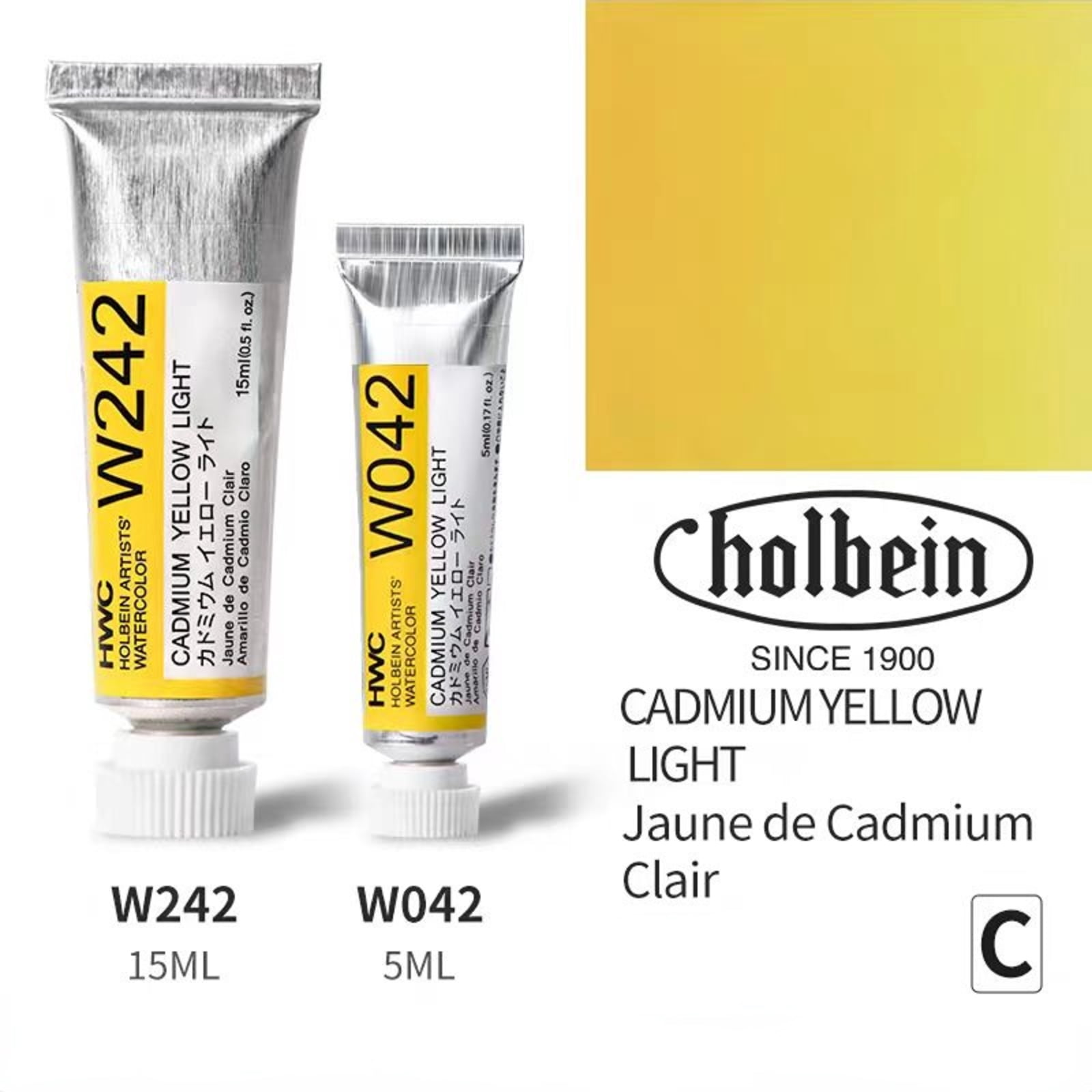 Holbein Artist Watercolor 15ml Tube,Perfect for Painters Artists Hobbyist Beginners Students,C-W205