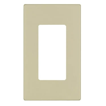 Leviton C21-80301-0si Ivory Screwless Decorative Wallplate
