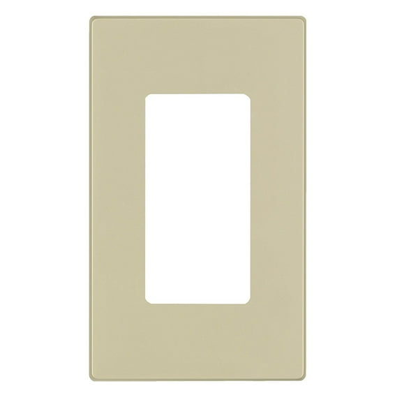 Leviton Screwless Decorative Wallplate C21-80301-0si - Ivory
