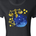 thumbnail image 4 of Inktastic Libra Constellation Zodiac Sign Illustration Women's T-Shirt, 4 of 5