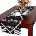 thumbnail image 1 of YUSDECOR Ethnic Pattern Table Runner for Kitchen Wedding Party Home Decor 16x72 inch, 1 of 2