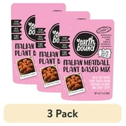 (3 pack) Earth Bound Italian Meatball Plant Based Protein Mix 5.3 oz