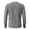 Grey, variant on CUSTG Men Tshirts Long Sleeve Workout Shirt Wicking Athletic Tops For Gym Running Training And Outdoor Activities O-Neck Stylish Solid Color Summer T-Shirts