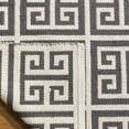 thumbnail image 4 of SAFAVIEH Montauk Alicia Geometric Cotton Runner Rug, Dark Grey/Ivory, 2'3" x 7', 4 of 6