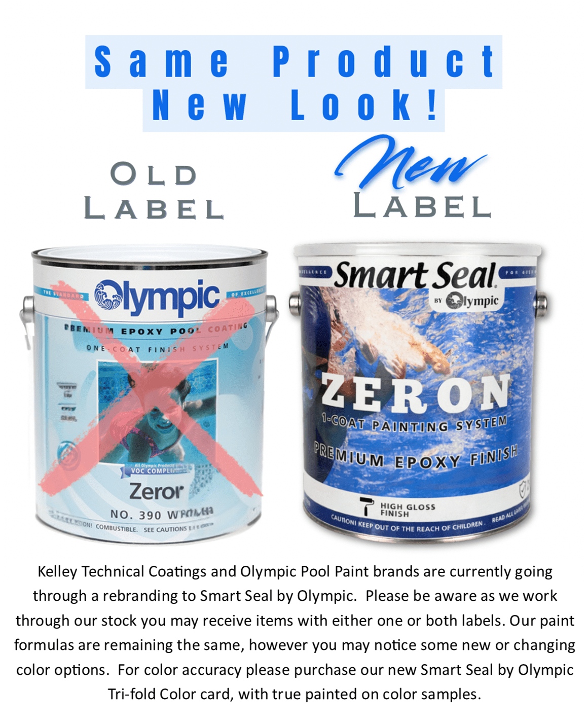 Kelley Technical Coating 391-GL Olympic Zeron Zeron One Coat Epoxy Gallon, Blue Ice