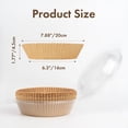 thumbnail image 3 of Amazer Air Fryer Paper Liners, 120pcs Disposable Round Air Fryer Liners, 6.3-INCH, Non-stick, Oil-proof, 3 of 9