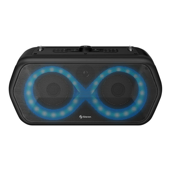 Bocina Bluetooth TWS Boom Box XBass, 400 WPMPO negro