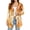 Autumn Maple Leaf, variant on Women Open Front Long Sleeve Lightweight Casual Cardigan Soft Draped Irregular Hem Outwear, Versatile Layering Top, Ethnic Geometric Chevron Print, Size S