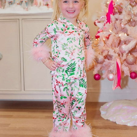 

Girls Pjs Girls Pajamas Pink Home Clothes Cartoon Bathrobe Plush Deal Of the Day Clearance 110