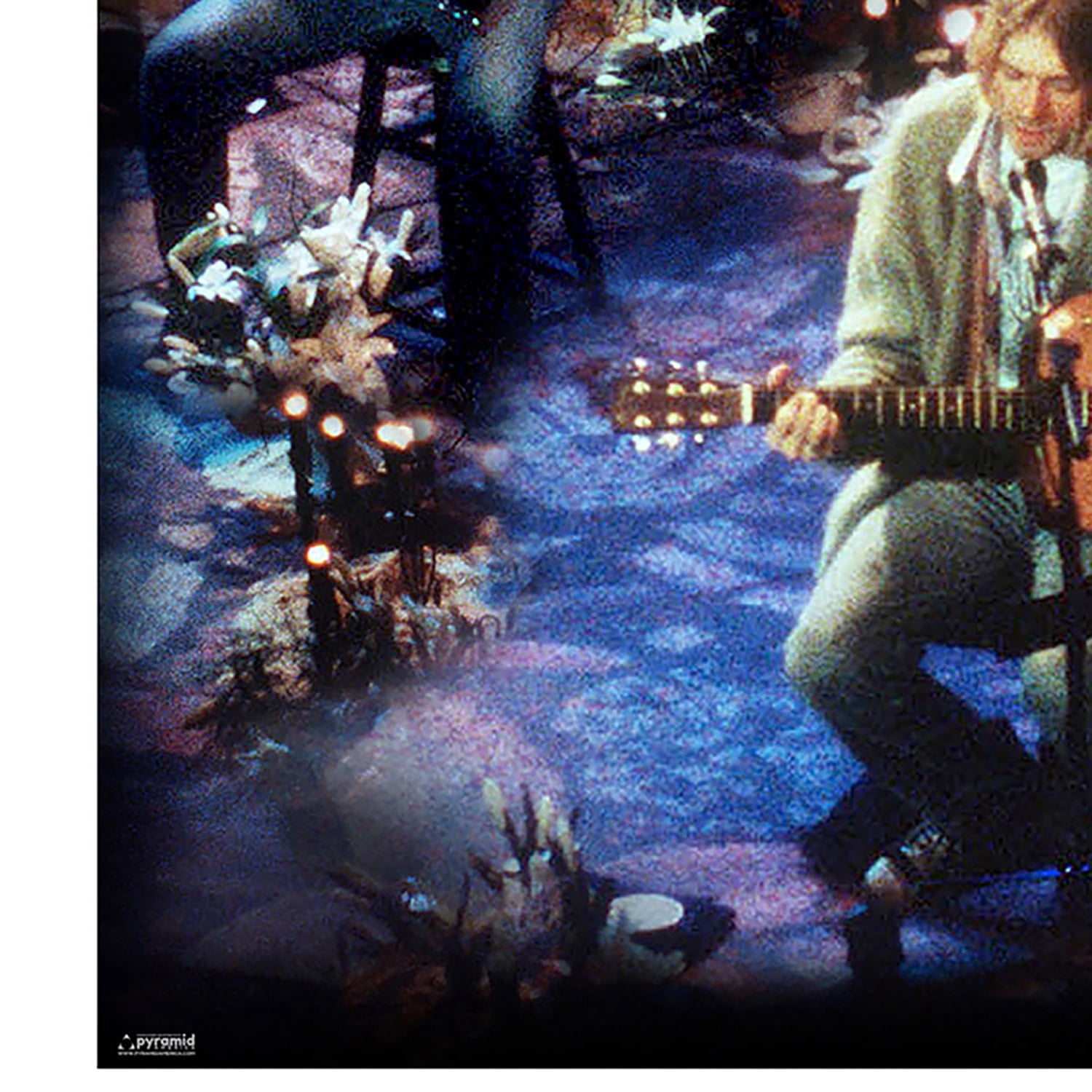 Pyramid : Nirvana: Unplugged - 24x36 Poster, Album Cover Print - Grunge Rock Band Artwork, Licensed Music Wall Decor, Premium Fan Collectible
