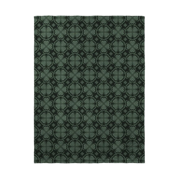 Blankets Four Leaf Clover Pattern