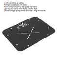 thumbnail image 1 of Vent Plate Cover Tailgate Vent Cover Tailgate Vent Plate Tailgate Vent Vent Plate Cover Fit For   Tailgate Vent Plate Cover EVO Type Fit For   JK 2 Or 4 Door 07-18, 1 of 8