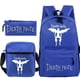 thumbnail image 3 of Death Note Anime Men's Backpack Pencil Bag Student Laptop Backpack Anime Death Note School Bag College Shoulder Bag 3pcs/set, 3 of 3