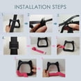 thumbnail image 3 of Kids Gymnastic Rings, Gymnastic Ring with Adjustable Straps, Buckles, Pull-up Training Equipment for Indoor Playground, 3 of 4