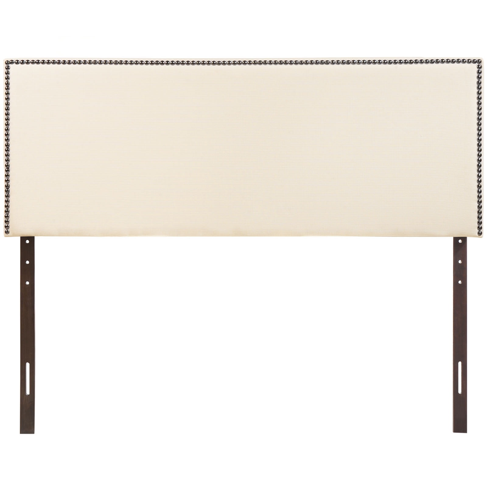 Modway Region Linen Fabric Upholstered Queen Headboard in Ivory
