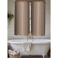 thumbnail image 7 of Bedroom Curtains 63 Inches length, Brown Ombre Window Treatment Curtain Drapes, Modern Gradient Abstract Art Rod Pocket Curtain Panels for Living Room Kitchen, 42"x63", 2 Panels, 7 of 7